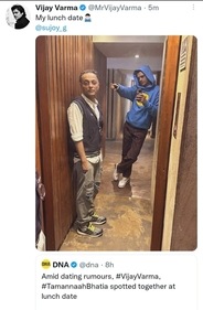 Vijay put a picture of himself pointing to director Sujoy Ghosh as his 'lunch date'. Vijay put a picture of himself pointing to director Sujoy Ghosh as his 'lunch date'.