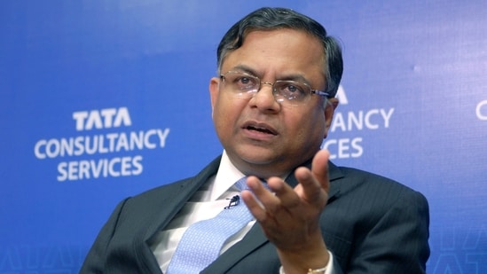 N. Chandrasekaran, chairman of Tata group.(MINT_PRINT/ Representative Image)