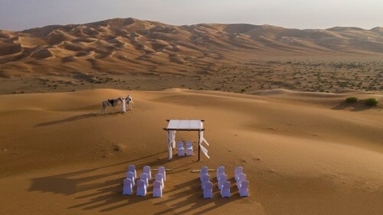 The Empty Quarter: One of the biggest and safest unbroken dunes in the entire world is the Empty Quarter Abu Dhabi, often known as "Liwa." It is situated in the Western Region of the United Arab Emirates' Emirate of Abu Dhabi. One of the most popular tourist destinations worldwide is Abu Dhabi's Empty Quarte The vast desert region known as Rub al Khali, which is situated in the southern Arabian Peninsula and comprises the majority of the Arabian Desert, includes Empty Quarter.(Department of Culture and Tourism, Abu Dhabi)