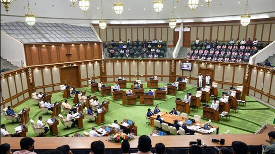 The opposition accused the Goa government of neglecting social sector spending and farmer compensation and concerning itself with spending on publicity only. (ANI Photo)