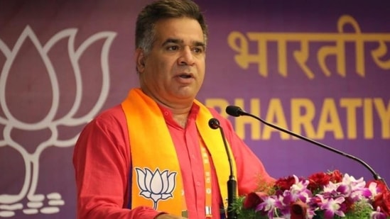 BJP president J&K Ravinder Raina.(HT_PRINT)