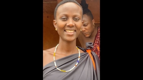 Neema Paul is singing Ghodey Pe Sawaar from the Netflix film Qala, while Kili Paul is lip-syncing in the background. (Instagram/@kili_paul)