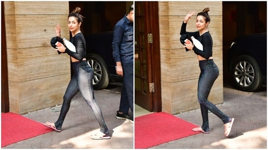 Malaika Arora’s Wednesday athleisure is all about style and sass(HT photos/Varinder Chawla)