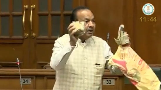 The Rithala MLA claimed that there is a threat to his life from "powerful" people. (ANI)