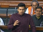 South Bengaluru MP Tesjasvi Surya is at the centre of a massive controversy after he 'mistakenly' opened the emergency exit of an IndiGo flight on January 10. (ANI) South Bengaluru MP Tesjasvi Surya is at the centre of a massive controversy after he 'mistakenly' opened the emergency exit of an IndiGo flight on January 10. (ANI)