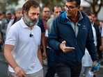 Congress leader Rahul Gandhi with former RBI governor Raghuram Rajan during the party's Bharat Jodo Yatra.(PTI File) Congress leader Rahul Gandhi with former RBI governor Raghuram Rajan during the party's Bharat Jodo Yatra.(PTI File)