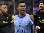 The star-studded trio of Kylian Mbappe, Cristiano Ronaldo and Lionel Messi sizzled(Getty Images) The star-studded trio of Kylian Mbappe, Cristiano Ronaldo and Lionel Messi sizzled(Getty Images)