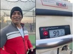 Screengrab from the video tweet by former fast bowler Shoaib Akhtar(Twitter) Screengrab from the video tweet by former fast bowler Shoaib Akhtar(Twitter)