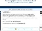 WBJEE 2023: Registration process to end tomorrow WBJEE 2023: Registration process to end tomorrow