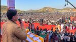 Congress leader Sachin Pilot addresses Kisan Sammelan in Jhunjhunu, Rajasthan on Wednesday. (PTI) Congress leader Sachin Pilot addresses Kisan Sammelan in Jhunjhunu, Rajasthan on Wednesday. (PTI)