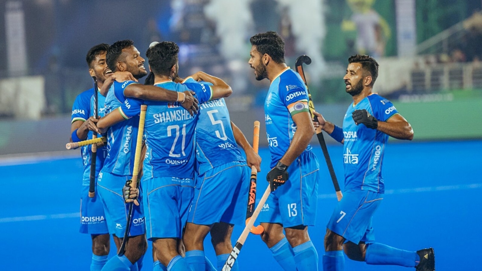 India vs Wales Live Score Hockey World Cup 2023 WAL halve IND's lead