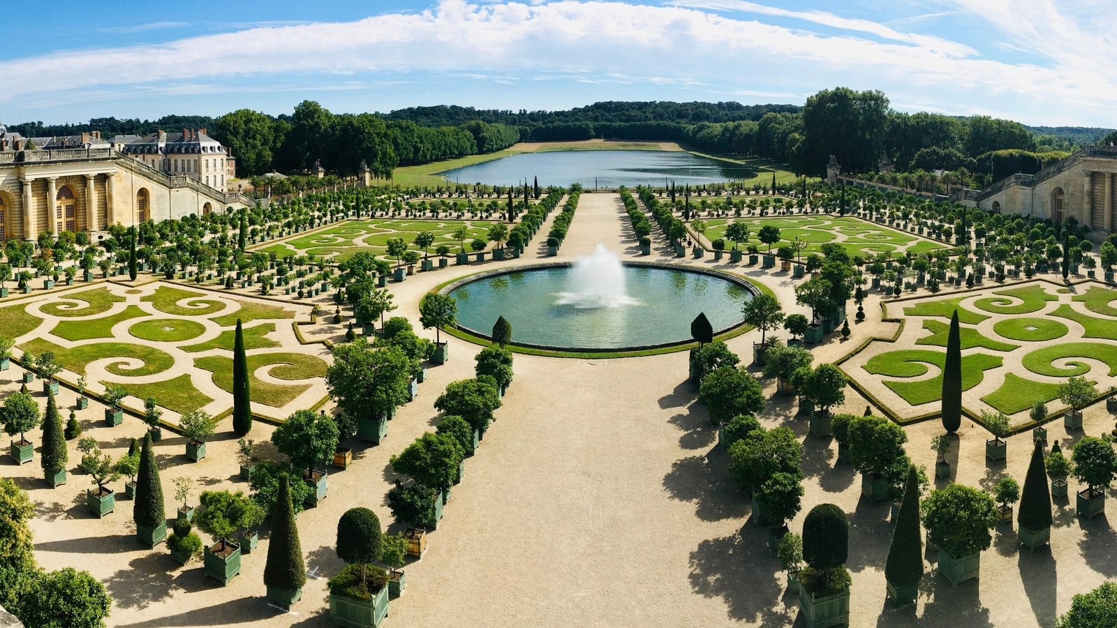 Versailles Map of the gardens & parc