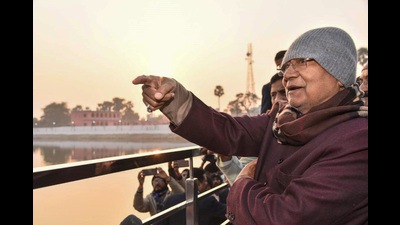Bihar chief minister Nitish Kumar during the 'Samadhan Yatra' in Bihar’s Madhubani district. (PTI) Bihar chief minister Nitish Kumar during the 'Samadhan Yatra' in Bihar’s Madhubani district. (PTI)