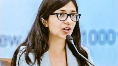 Delhi Commission for Women chief Swati Maliwal. (Twitter)