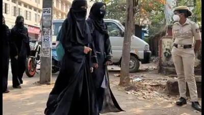 In January 2022, a similar situation arose in Karnataka when the massive Hijab protests broke out, where some students of Government Girls PU College in Udupi district of the state alleged that they had been barred from attending classes (Pic for representation) In January 2022, a similar situation arose in Karnataka when the massive Hijab protests broke out, where some students of Government Girls PU College in Udupi district of the state alleged that they had been barred from attending classes (Pic for representation)