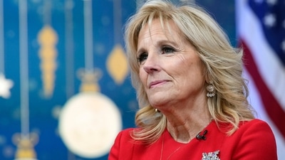 Jill Biden Skin Lesion Surgery: US first lady Jill Biden is seen. (AP) Jill Biden Skin Lesion Surgery: US first lady Jill Biden is seen. (AP)
