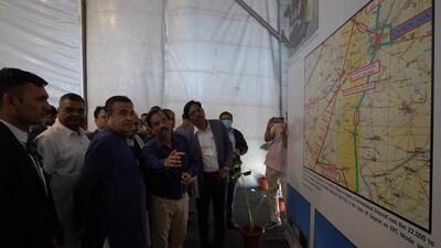 The 109 km long greenfield corridor is being developed at a total cost of ₹4,200 crore. (Twitter | Nitin Gadkari) The 109 km long greenfield corridor is being developed at a total cost of ₹4,200 crore. (Twitter | Nitin Gadkari)