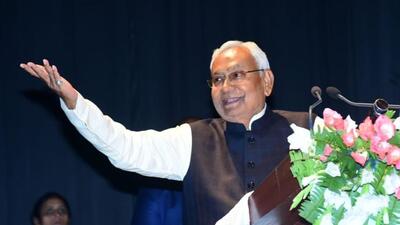 The Bihar CM said he was busy with some other work and did not know about KCR’s rally. (Nitish Kumar | Twitter)