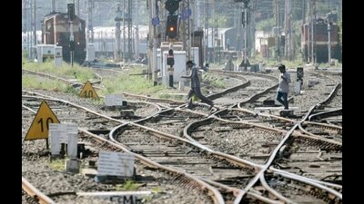 The second line of the Pune-Miraj railway line’s land acquisition work is complete, and the work on the railway line is also nearing completion (REPRESENTATIVE IMAGE) The second line of the Pune-Miraj railway line’s land acquisition work is complete, and the work on the railway line is also nearing completion (REPRESENTATIVE IMAGE)