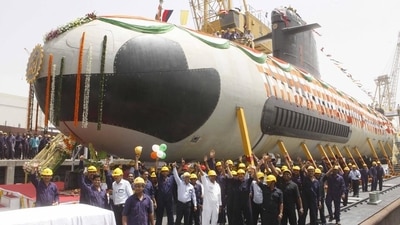 India Navy to commission Kalvari class submarine Vagir on January 23 (HT File Photo) India Navy to commission Kalvari class submarine Vagir on January 23 (HT File Photo)