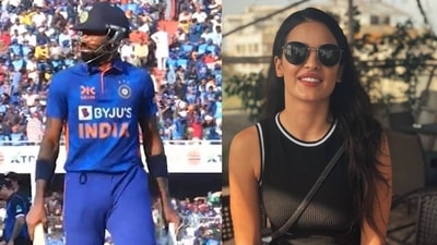 Hardik Pandya's wife Natasa Stankovic took to Instagram stories and expressed her displeasure over his controversial dismissal. (BCCI/Twitter) Hardik Pandya's wife Natasa Stankovic took to Instagram stories and expressed her displeasure over his controversial dismissal. (BCCI/Twitter)