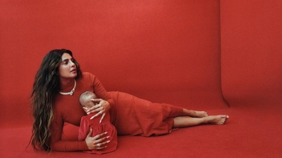 Priyanka Chopra posed with her daughter Malti for Vogue. Priyanka Chopra posed with her daughter Malti for Vogue.
