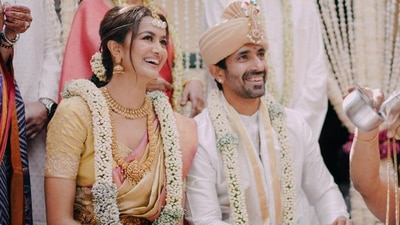 Shubra Aiyappa announces her wedding with Vishal Sivappa on Instagram,