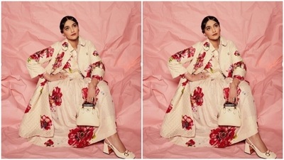 Sonam's fashion diaries are droolworthy. A few days back, the actor shared her take on vintage casual fashion in a white ensemble.&nbsp; (Instagram/@sonamkapoor)