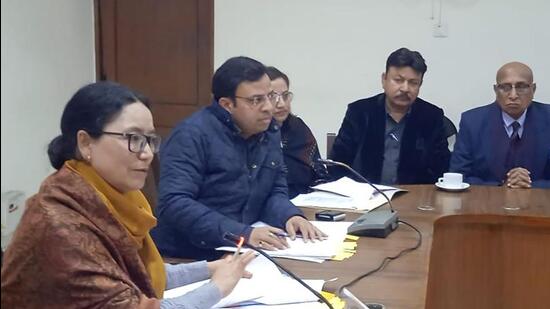 A member of the National Commission for Minorities, Rinchen Lhamo, on Thursday asked the Ludhiana administration to evolve a proper mechanism to implement welfare schemes in letter and spirit for safeguarding the interests of minorities. (HT PHOTO)