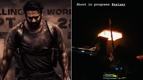 Prabhas’s Salaar teaser is awaited by fans as they react to a BTS pic from set.