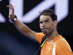 Rafael Nadal of Spain waves as he leaves Rod Laver Arena following his second round loss to Mackenzie McDonald of the U.S. at the Australian Open tennis championship in Melbourne, Australia, Wednesday, Jan. 18, 2023.(AP) Rafael Nadal of Spain waves as he leaves Rod Laver Arena following his second round loss to Mackenzie McDonald of the U.S. at the Australian Open tennis championship in Melbourne, Australia, Wednesday, Jan. 18, 2023.(AP)