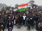 Congress leader Rahul Gandhi during Bharat Jodo Yatra in district Kathua on Friday. (Photo By Waseem Andrabi, Hindustan Times) Congress leader Rahul Gandhi during Bharat Jodo Yatra in district Kathua on Friday. (Photo By Waseem Andrabi, Hindustan Times)