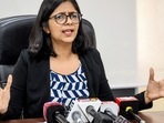 Delhi Commission for Women Chairperson Swati Maliwal. (ANI Photo)(Amit Sharma) Delhi Commission for Women Chairperson Swati Maliwal. (ANI Photo)(Amit Sharma)