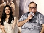 Rajkumar Santoshi talks about his daughter's debut with his film Gandhi Godse Ek Yudh, making Battle of Saragarhi and more in a exclusive interview with Hindustan Times.(Sunil Khandare (ANI)) Rajkumar Santoshi talks about his daughter's debut with his film Gandhi Godse Ek Yudh, making Battle of Saragarhi and more in a exclusive interview with Hindustan Times.(Sunil Khandare (ANI))