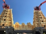 The act was noticed by devotees who came for 'darshan' during the three-day 'Thai Pongal' festival being celebrated by Australia's Tamil Hindu community. 