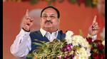BJP president JP Nadda addresses a public meeting in Ghazipur on Friday. (PTI Photo) BJP president JP Nadda addresses a public meeting in Ghazipur on Friday. (PTI Photo)
