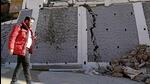 The dismantling work across the town had to be stopped due to snowfall but it began once situation improved. (ANI image) The dismantling work across the town had to be stopped due to snowfall but it began once situation improved. (ANI image)