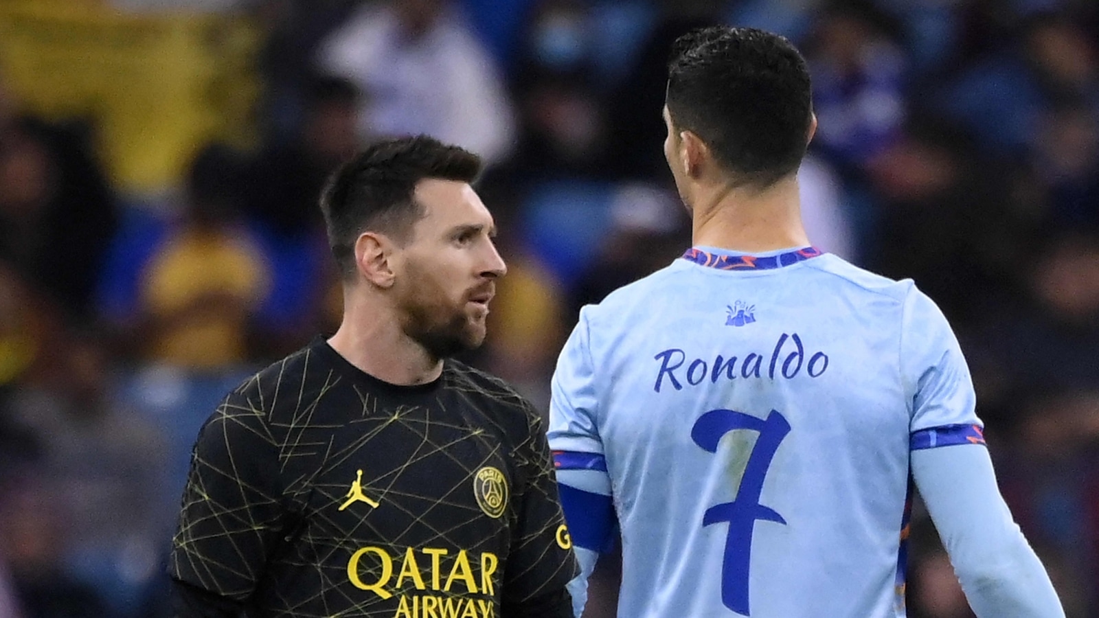 Photos Ronaldo scores twice in Saudi reunion with Messi  Football News   Al Jazeera