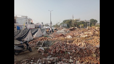 Apart from the four persons booked for allegedly fraudulently getting Trust’s land registered in their names without mentioning khasra names, their families members have also been named in the FIR. (HT file photo) Apart from the four persons booked for allegedly fraudulently getting Trust’s land registered in their names without mentioning khasra names, their families members have also been named in the FIR. (HT file photo)