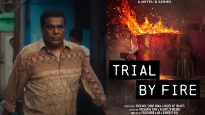 Actor Ashish Vidyarthi plays a fixer in the Netflix series Trial By Fire. Actor Ashish Vidyarthi plays a fixer in the Netflix series Trial By Fire.