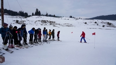 The minimum temperature at Gulmarg in Baramulla district was minus 7.6 degrees Celsius. (AP) The minimum temperature at Gulmarg in Baramulla district was minus 7.6 degrees Celsius. (AP)