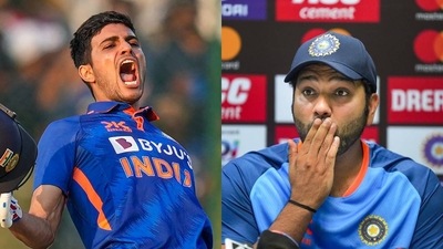 Shubman Gill; Rohit Sharma Shubman Gill; Rohit Sharma