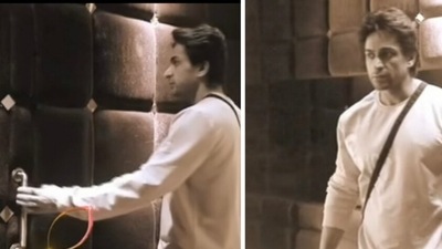 A still from the promo of Bigg Boss 16 featuring Shalin Bhanot. A still from the promo of Bigg Boss 16 featuring Shalin Bhanot.