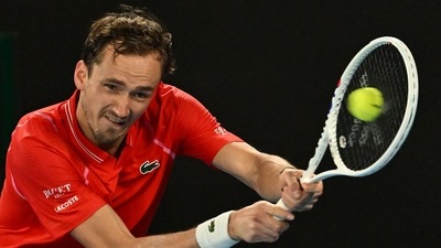 Medvedev had finished runner-up in 2021 and 2022 (AFP) Medvedev had finished runner-up in 2021 and 2022 (AFP)