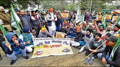 The five farm bodies held a discussion and called upon the Punjabis to come forward for saving the water and environment. (HT file photo)