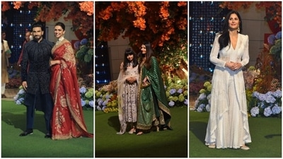 From Deepika Padukone to Katrina Kaif, who wore what at Anant Ambani’s bash? (HT Photos/Varinder Chawla) From Deepika Padukone to Katrina Kaif, who wore what at Anant Ambani’s bash? (HT Photos/Varinder Chawla)