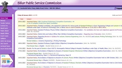 BPSC 68th Combined Preliminary exam: List of Ineligible candidates released