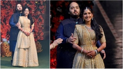 Anant Ambani and Radhika Merchant got engaged in a customary ceremony on Thursday, January 19 at the Antilla home in Mumbai. (HT gallery) Anant Ambani and Radhika Merchant got engaged in a customary ceremony on Thursday, January 19 at the Antilla home in Mumbai. (HT gallery)