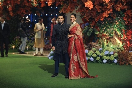 Ranveer Singh with Deepika Padukone. Ranveer Singh with Deepika Padukone.