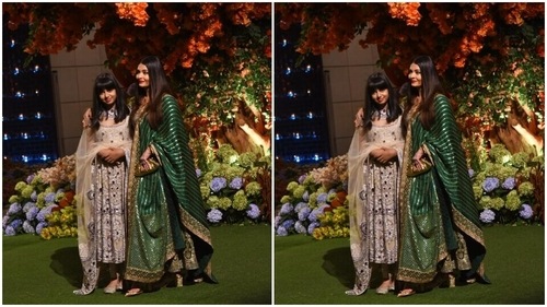 Aishwarya posed with her daughter. (HT Photos/Varinder Chawla) Aishwarya posed with her daughter. (HT Photos/Varinder Chawla)